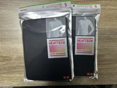 ユニクロ HEATTECH クルーネックT 長袖 S 2枚セット