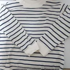 ストライプ 長袖カットソー 110