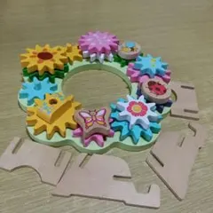 欠品なし　ウッディプッディ　くるくるギア RINGのはな りんぐのはなのサムネイル