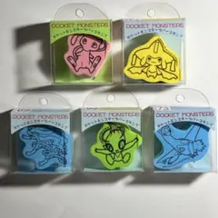 ポケットモンスター　ラバースタンプ　5種セット　ミュウ　ジラーチ　セレビィ他
