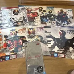 仮面ライダークウガ　一番くじ　F賞クリアポスターセミコンプセット