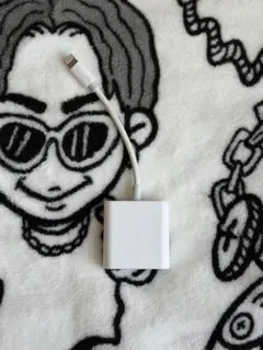 USB SDカード変換アダプター ホワイト