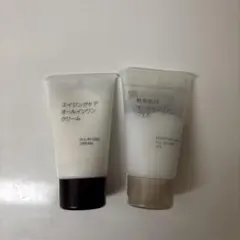 MUJI 無印 オールインワンクリーム＆オールインワンジェル 2本セットのサムネイル
