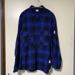 【NBA】刺繍チェックネルシャツ