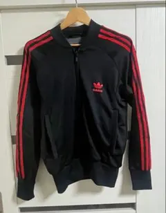 adidas Originals トラックジャケット ネイビー レッド - メルカリ