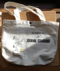 ジャーナルスタンダード　スヌーピー　エコバッグ　トートバッグ　コットン