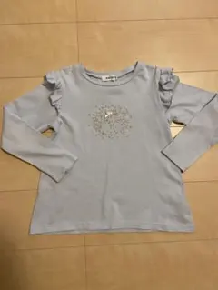 スラップスリップ　肩フリル長袖Tシャツ　カットソー