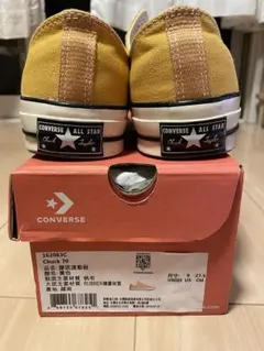 CONVERSE CT 70 イエロー US 9(27.5cm)