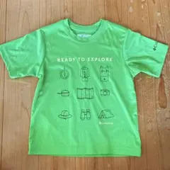 Columbia Tシャツ 速乾 ラッシュガード グリーン 110のサムネイル