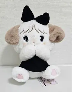 mikko BLACK RIBBON BIGぬいぐるみ スフレ