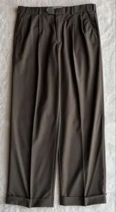 【ドッカーズプレミアム 】DOCKERSツータックワイドスラックスパンツW34