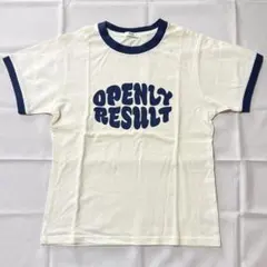 WEGO 半袖 Tシャツ ロゴプリント リンガー レディース