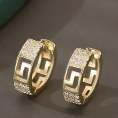 ✳️フープ ゴールド　ジルコニア　ピアス　レディース　メンズ✳️