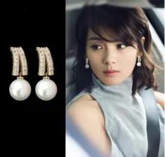 ♥️新商品♥️おしゃれ　海外　レディース ピアス　プレゼント　ゴールド　パール