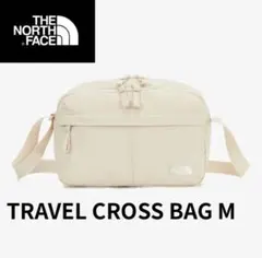 【韓国限定・新品】ノースフェイス トラベルクロスバッグM ホワイトサンド