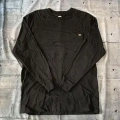 Dickies ディッキーズ 長袖ポケットTシャツ L ブラック
