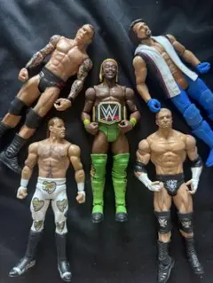 WWE フィギュア用　ベルトセット WWE フィギュア用 チャンピオンベルト 4本セット - メルカリ