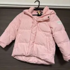 12/13まで最終価格です！ピンク フード付き ダウンコート