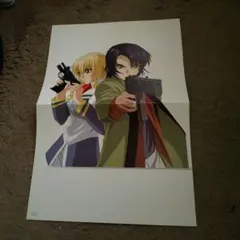 機動戦士ガンダムSEED　両面ポスター＃♡⑱　カガリ＆アスラン　裏面キラ・ヤマト