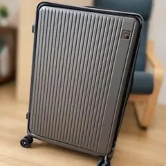 スーツケース Lサイズ スーツケース グレー フロントオーポン 29”のサムネイル
