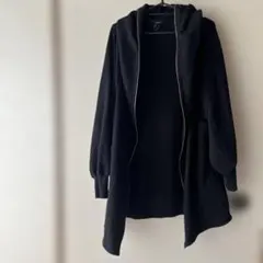 FOREVER 21 ジップアップパーカー ブラックのサムネイル