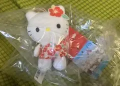 ハローキティ　Myハローキティ　マスコット　花柄　ハイビスカス　サンリオ