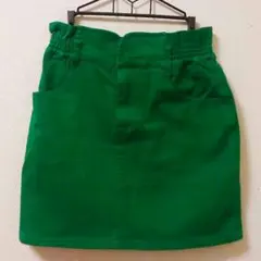 PAGEBOY グリーン デニムスカート