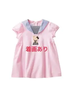 【familiar】美品　ファミリア　セーラー　マリン　半袖　ワンピース　ピンク