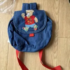 ミキハウス クマ刺繍 リュック　ビンテージ　値下げ