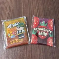 【チロルチョコ 】マルチクリアポーチ カラビナ付き2種セット