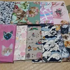 猫生地　縦50cm横25cm 10枚セット　柄変更不可
