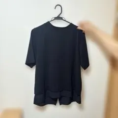 Lil nina 半袖カットソー ブラック Mサイズ