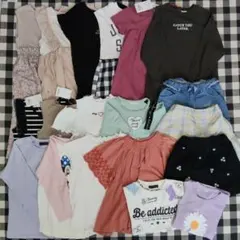 140 女の子 春夏お洋服 まとめ売り① 19点セット ブランド子供服多数☆