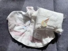 新品タグ付き ベビーポンチョ フード付き ブランケットセット