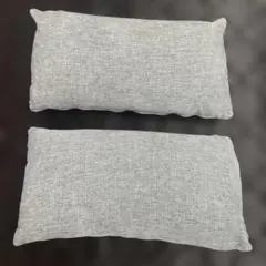 ニトリ　ふわふわ枕クッショングレーのサムネイル