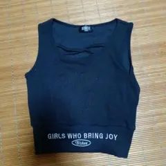 胸元クロスタンクトップ　160