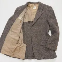 GIORGIO ARMANI ツイードジャケット イタリア製 茶のサムネイル