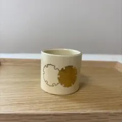 茶道具 蓋置 陶器 金彩 輪花紋