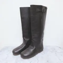 【極美品】koos コース ブーツ 24cm シボ革　ダークブラウン 2025年最新】koos ブーツの人気アイテム - メルカリ