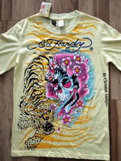 Christian Audigier スカル 前後ラインストーン Tシャツ S - メルカリ