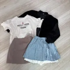 黒ジャケットとスカートセット