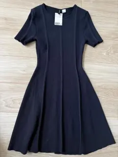 【新品未使用】ネイビー　ニットワンピ