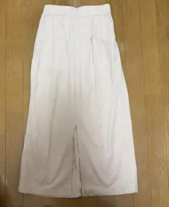 【美品/単品値下げ不可】ピンクベージュロングスカート Mサイズ