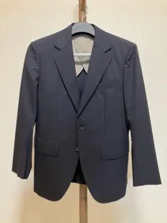 五大陸 ネイビー ストライプ ビジネススーツ