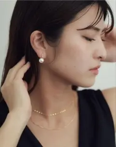 【ChooMia】パールイヤリング　ゴールド