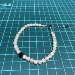マザーオブパール　シンプルブレスレット