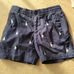 Polo Ralph Lauren ネイビー刺繍パンツ 31/3T