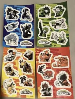 ヒロアカ　39巻　購入 特典　A組 フレーク シール　コンプセット