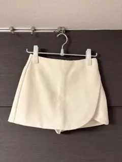 ZARAラップスタイル スカートパンツ アイボリー