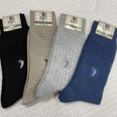 WESTERN POLO TEXAS メンズソックス 4足セット　24〜26cm